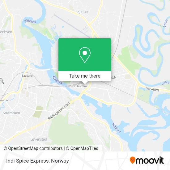 Indi Spice Express map