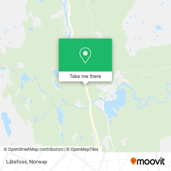 Låtefoss map