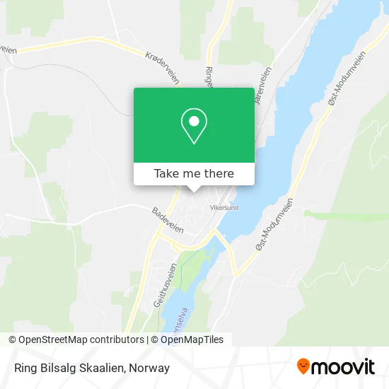 Ring Bilsalg Skaalien map