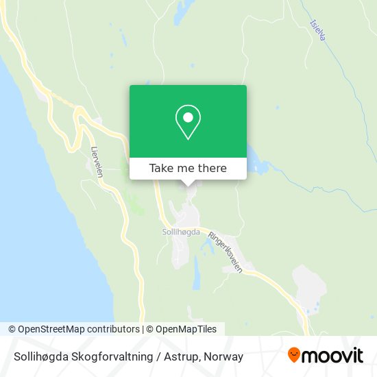 Sollihøgda Skogforvaltning / Astrup map