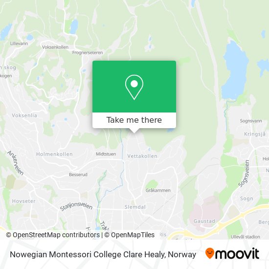 Nowegian Montessori College Clare Healy map
