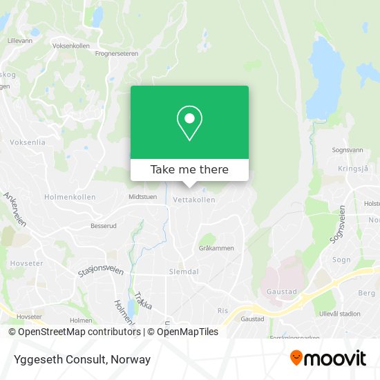 Yggeseth Consult map