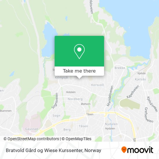 Bratvold Gård og Wiese Kurssenter map