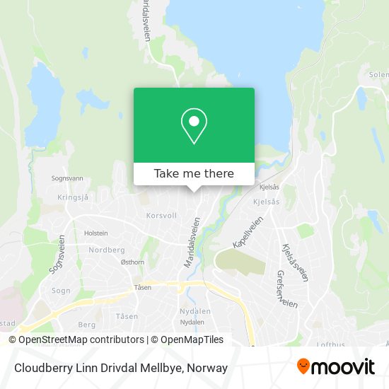 Cloudberry Linn Drivdal Mellbye map