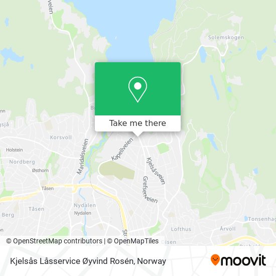 Kjelsås Låsservice Øyvind Rosén map