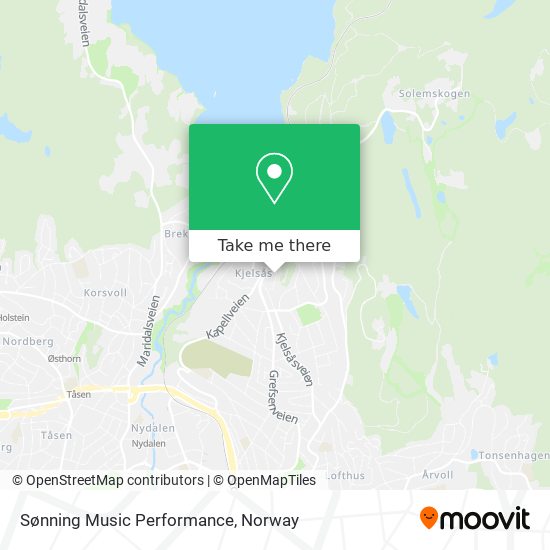 Sønning Music Performance map