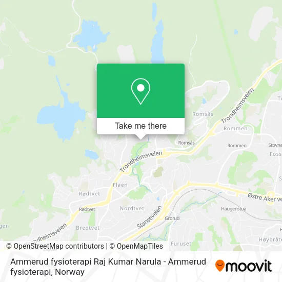 Ammerud fysioterapi Raj Kumar Narula - Ammerud fysioterapi map