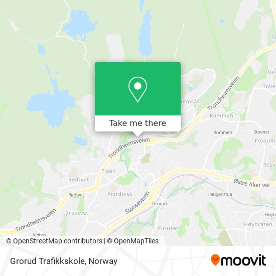 Grorud Trafikkskole map