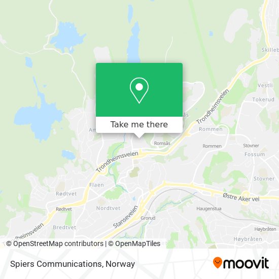 Spiers Communications map