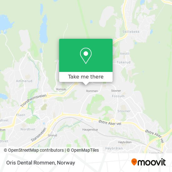 Oris Dental Rommen map