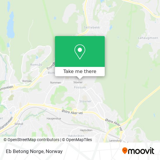 Eb Betong Norge map