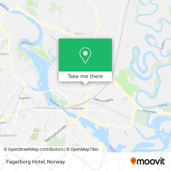 Fagerborg Hotel map
