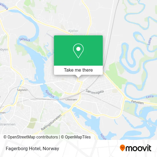 Fagerborg Hotel map