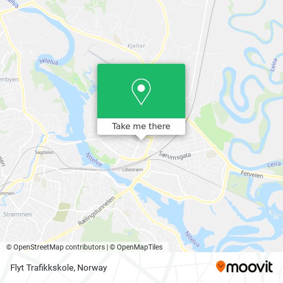 Flyt Trafikkskole map