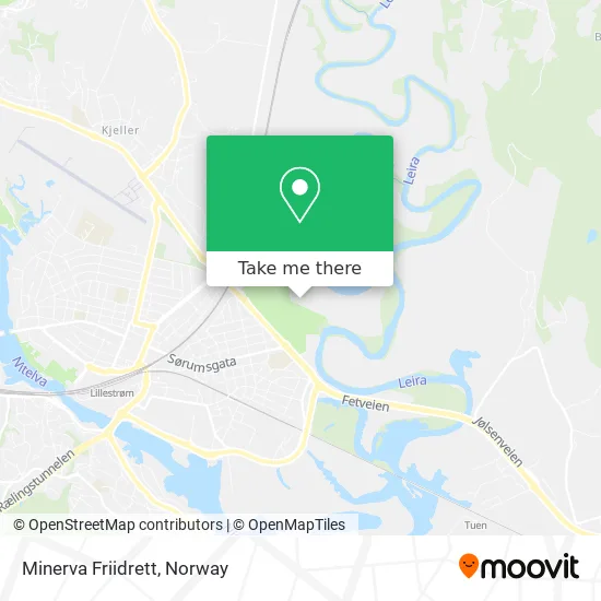 Minerva Friidrett map