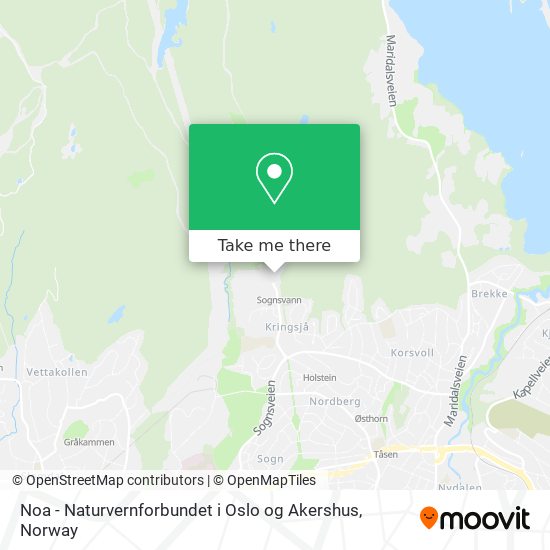 Noa - Naturvernforbundet i Oslo og Akershus map