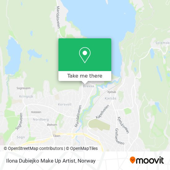 Ilona Dubiejko Make Up Artist map