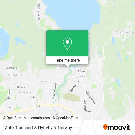 Activ Transport & Flyttebyrå map