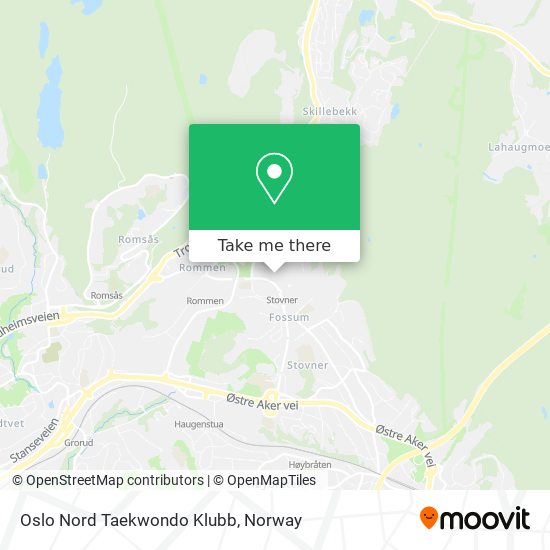 Oslo Nord Taekwondo Klubb map