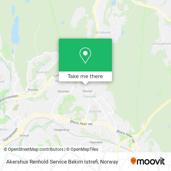 Akershus Renhold Service Bekim Istrefi map