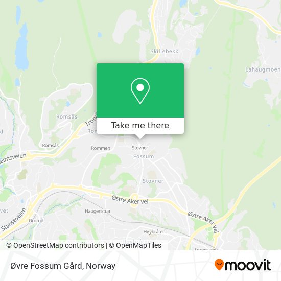Øvre Fossum Gård map