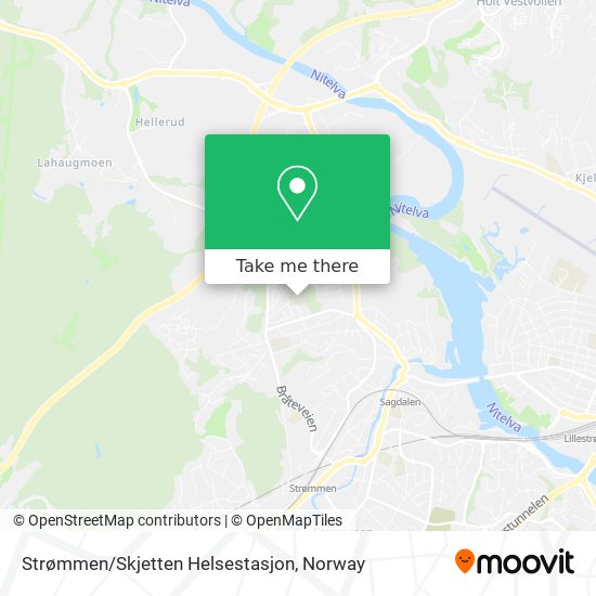 Strømmen/Skjetten Helsestasjon map