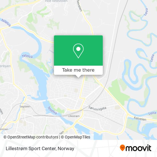 Lillestrøm Sport Center map