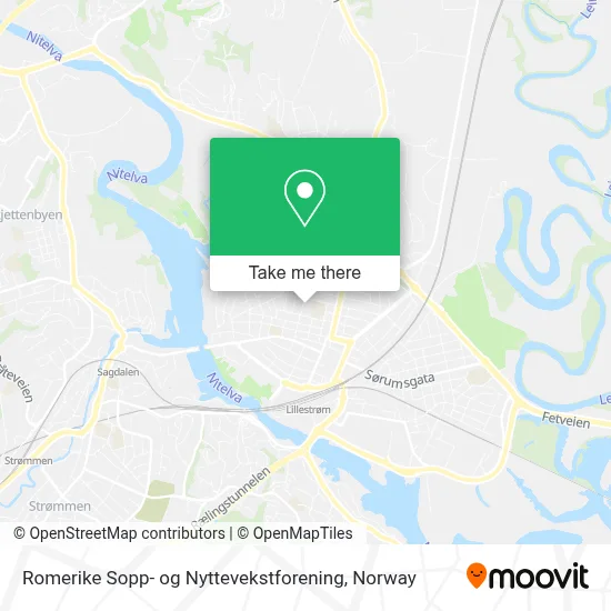 Romerike Sopp- og Nyttevekstforening map