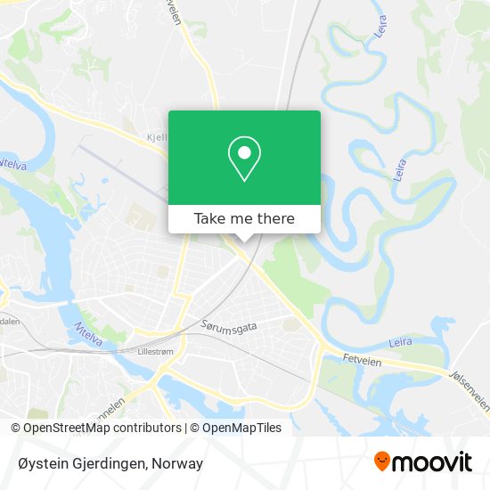 Øystein Gjerdingen map