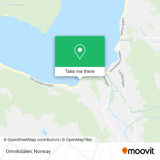 Omvikdalen map