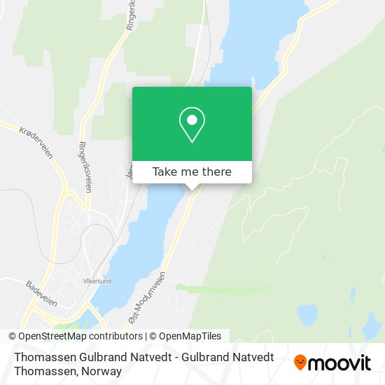 Thomassen Gulbrand Natvedt - Gulbrand Natvedt Thomassen map