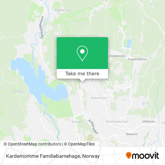 Kardemomme Familiebarnehage map