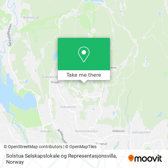Solstua Selskapslokale og Representasjonsvilla map