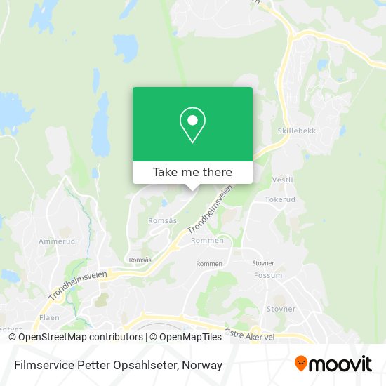 Filmservice Petter Opsahlseter map
