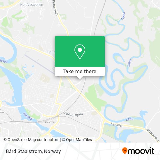 Bård Staalstrøm map