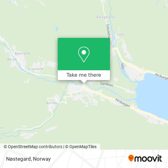 Nøstegard map