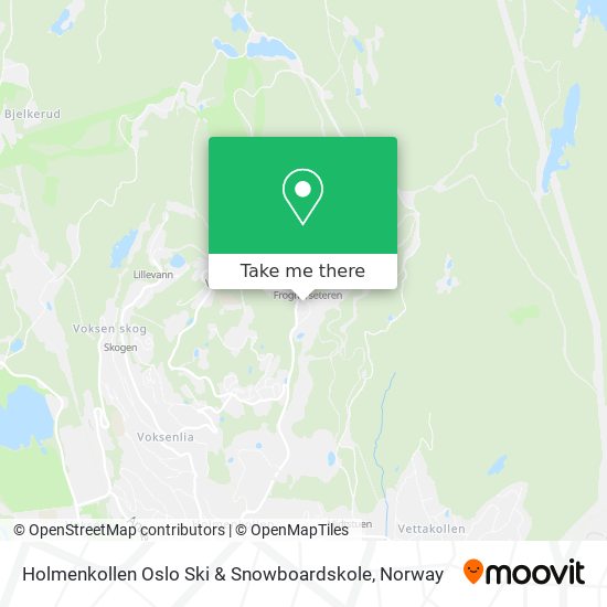 Holmenkollen Oslo Ski & Snowboardskole map