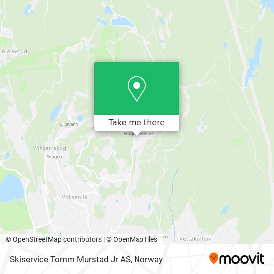 Skiservice Tomm Murstad Jr AS map