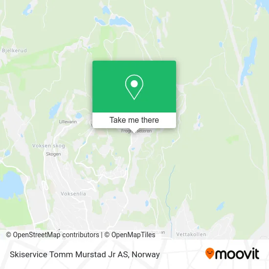 Skiservice Tomm Murstad Jr AS map
