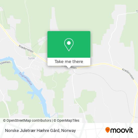 Norske Juletrær Hæhre Gård map