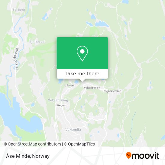 Åse Minde map