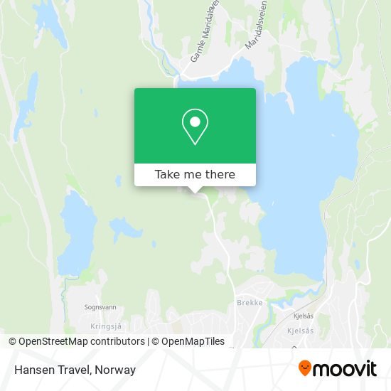 Hansen Travel map