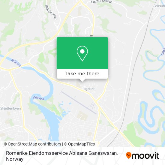 Romerike Eiendomsservice Abisana Ganeswaran map