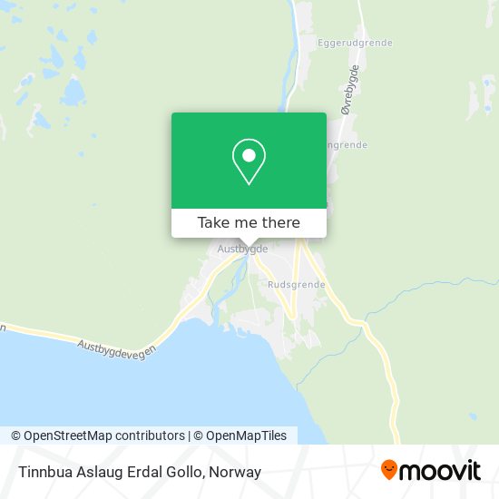 Tinnbua Aslaug Erdal Gollo map