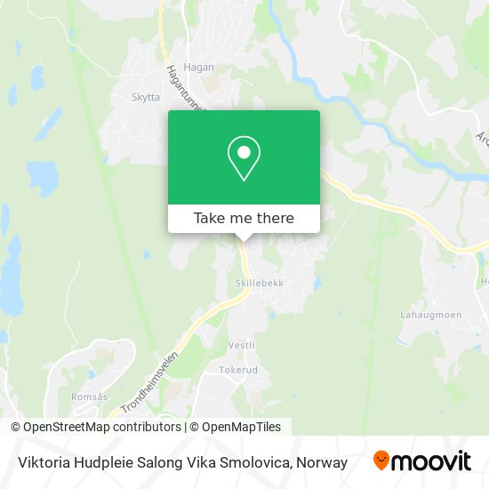 Viktoria Hudpleie Salong Vika Smolovica map