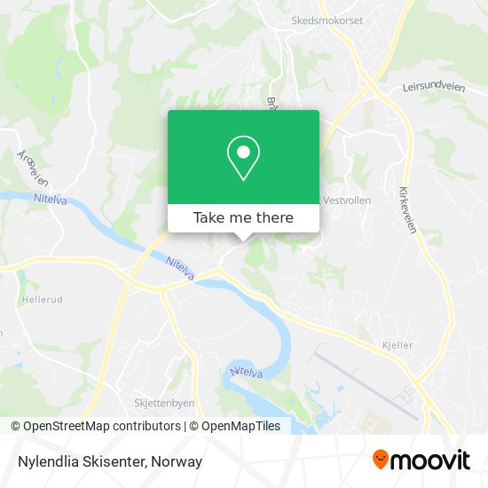 Nylendlia Skisenter map