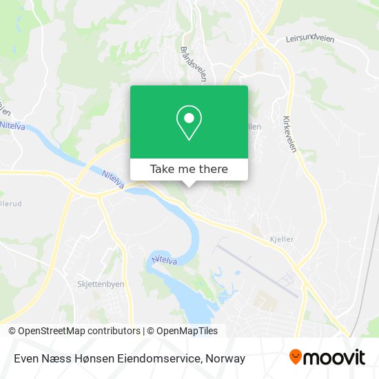 Even Næss Hønsen Eiendomservice map