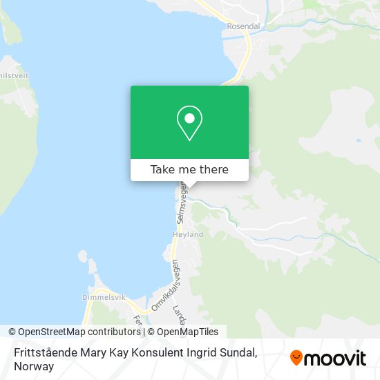 Frittstående Mary Kay Konsulent Ingrid Sundal map