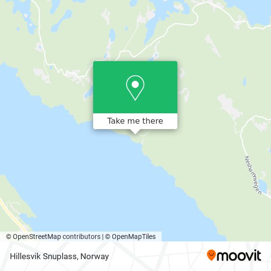 Hillesvik Snuplass map