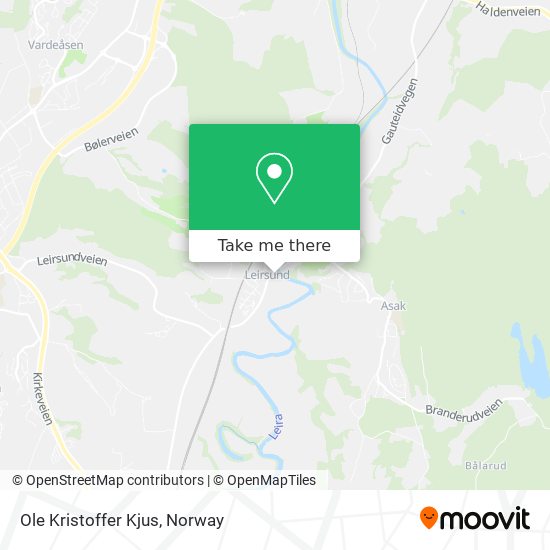 Ole Kristoffer Kjus map